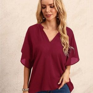 Burgundy Top